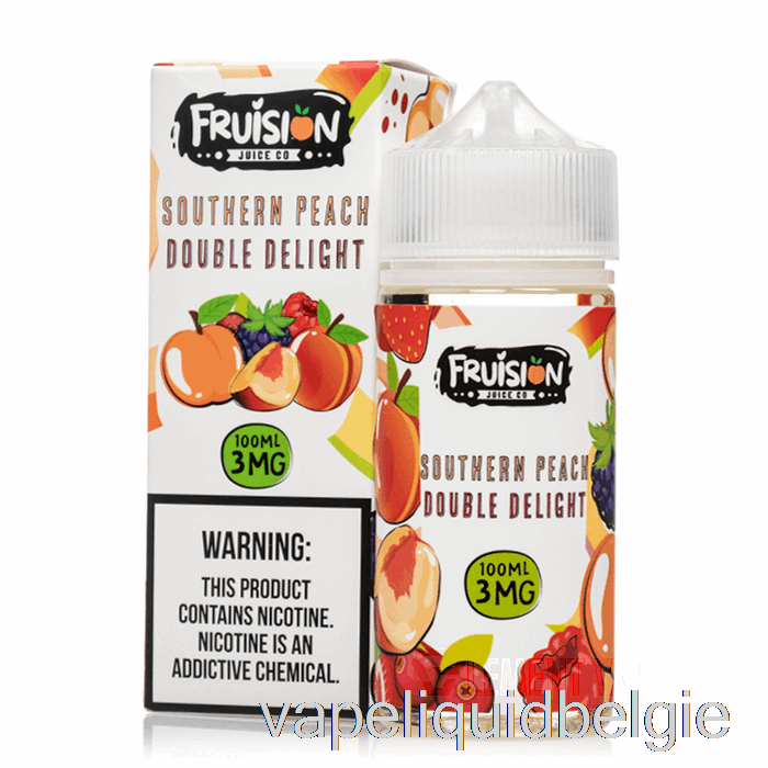 Vape België Southern Peach Double Delight - Fruision Juice Co - 100ml 0mg